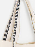Oliver Bonas cream stripe tote bag accessory, UK version