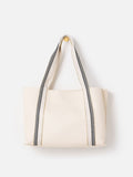 Oliver Bonas cream stripe tote bag accessory, UK version