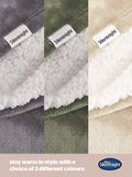Silentnight grey giant blanket 180x240cm - British product