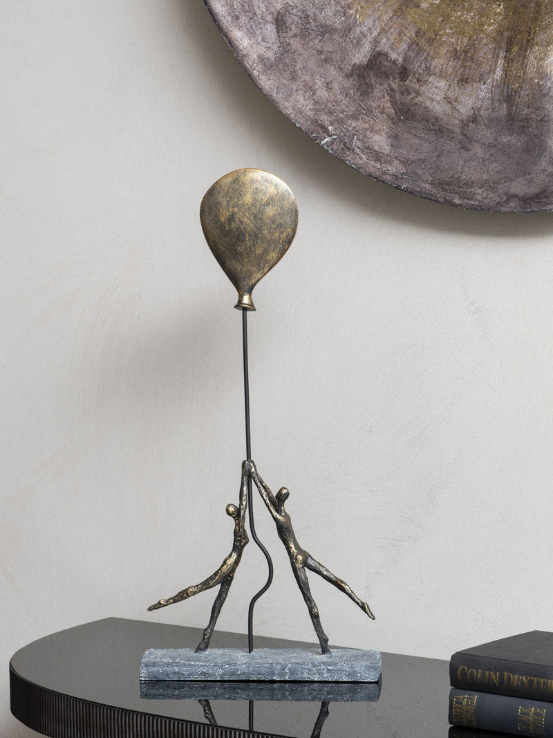 Libra Interiors bronze romantic sculpture 55.5cm, UK version