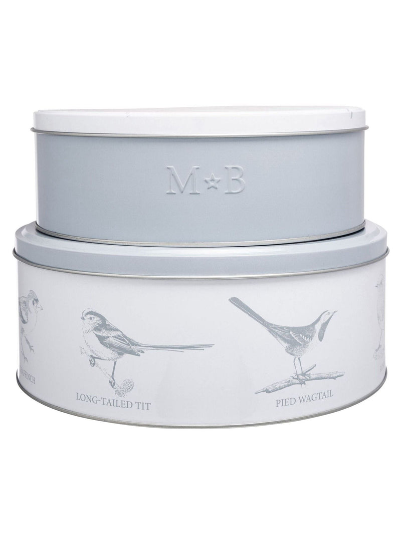Mary Berry white bird cake tins set of 2 small, imported from the UK