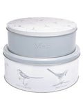 Mary Berry white bird cake tins set of 2 small, imported from the UK