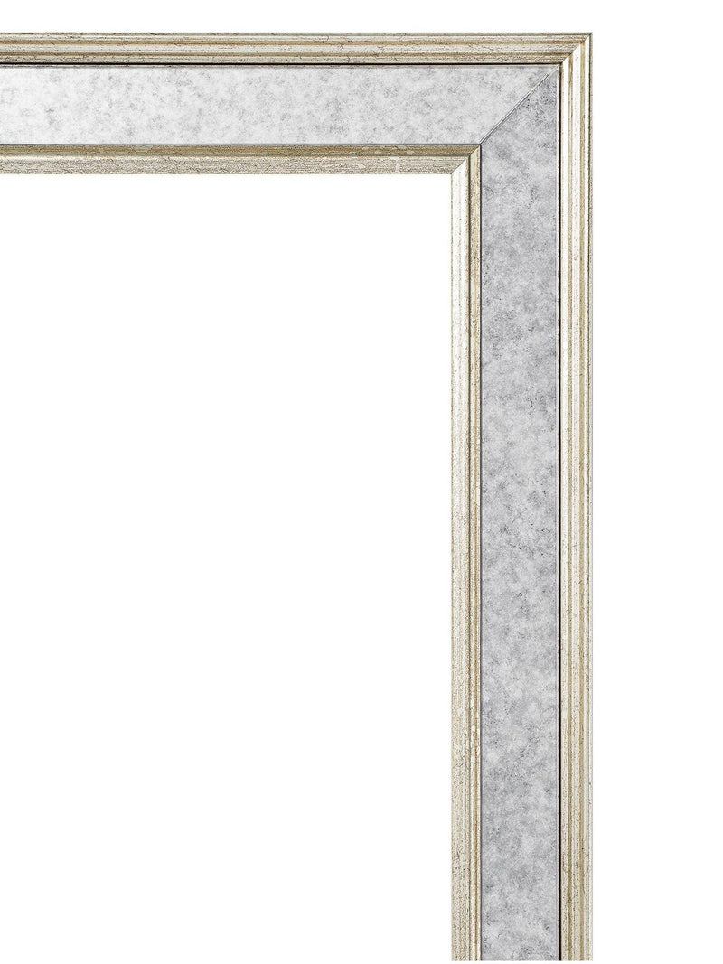 Brookpace Lascelles cockatoo print antique mirrored frame 60x50cm, imported from the UK