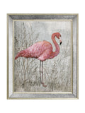 Brookpace Lascelles Pink Flamingo I framed print 60cm x 50cm - British product