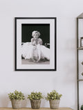 Brookpace Lascelles black Marilyn Monroe ballerina framed wall art, UK version