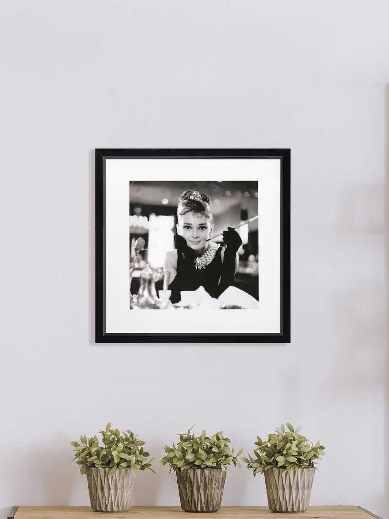 Brookpace Lascelles Breakfast At Tiffanys framed wall art black (British brand)