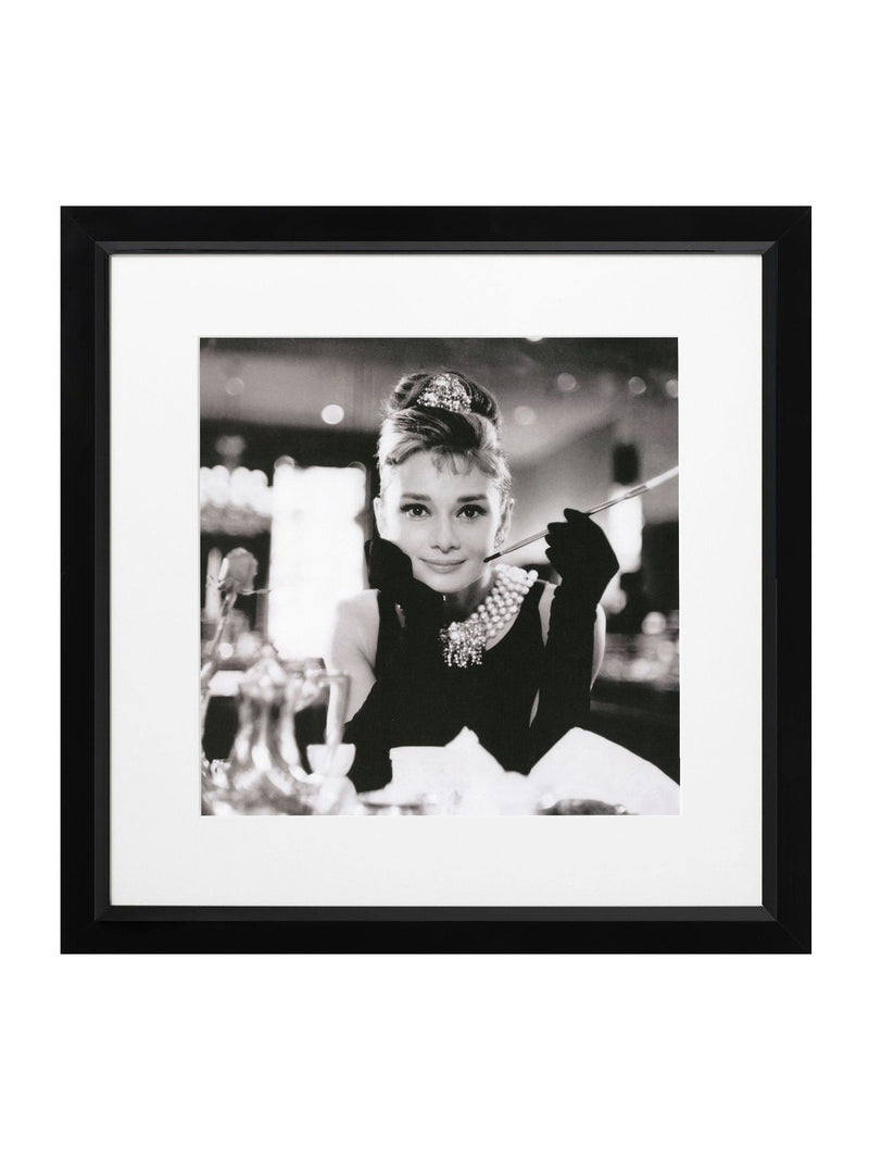 Brookpace Lascelles Breakfast At Tiffanys framed wall art black (British brand)