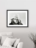 Brookpace Lascelles Black Twiggy Pose framed wall art 86x66x7cm - British product