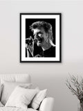 Brookpace Lascelles black David Bowie framed wall art 56x46cm - British product