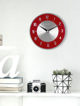 Next Brookpace Lascelles Red Funky Deco Wall Clock 21cm- Buy online at McGrocer