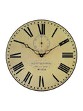 Brookpace Lascelles black station wall clock with seconds hand 36cm - British product