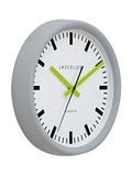 Brookpace Lascelles Grey Swiss Station Clock 30x30x5cm - British product