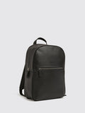 MOSS Black Saffiano faux leather backpack - British product
