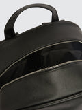 MOSS Black Saffiano faux leather backpack - British product