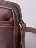 Lakeland Leather brown small Keswick messenger bag, UK version