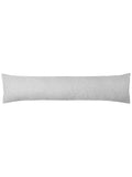 furn. Malham grey shearling fleece reversible draught excluder - British product