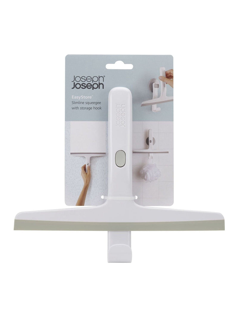 Joseph Joseph Grey shower squeegee with storage holder, UK version