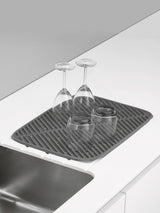 Next Joseph Joseph Grey Flume Large Dish Draining Mat- Buy online at McGrocer