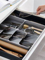 Next Joseph Joseph Grey Expanding Cutlery Tray- Buy online at McGrocer