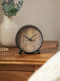 Black Bronx mini alarm clock - British product