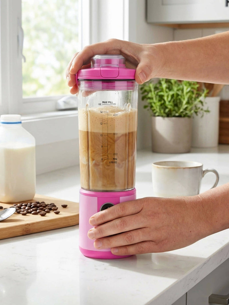 Salter Pink Actiboost portable blender 450ml (British brand)