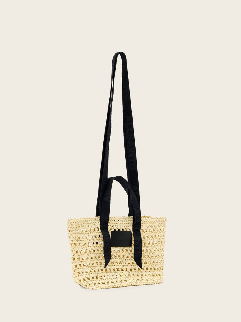 AllSaints Green Celayne paper mesh bag, UK version
