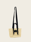 AllSaints Green Celayne paper mesh bag, UK version