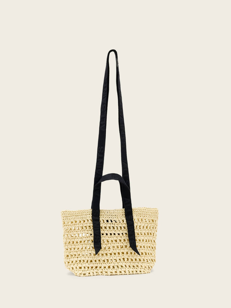 AllSaints Green Celayne paper mesh bag, UK version