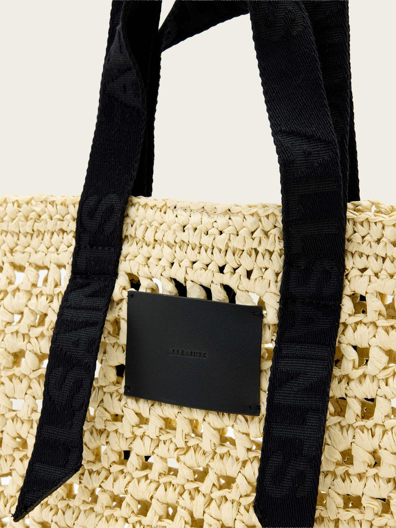 AllSaints Green Celayne paper mesh bag, UK version