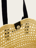 AllSaints Green Celayne paper mesh bag, UK version