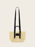 AllSaints Green Celayne paper mesh bag, UK version
