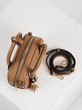 Luella Grey Ruthanna Mini Bowler bag tan brown - British product