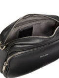 Calvin Klein black pebbled crossbody camera bag (British brand)