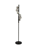 Pacific smoke glass ball floor lamp - British product
