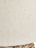 Pacific Natural Acer Woven Tall Table Lamp ivory jute shade (British brand)