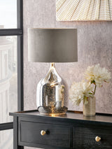 Next Pacific Silver Stellar Mercurial Glass Dual Light Table Lamp- Buy online at McGrocer