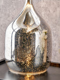 Pacific Mercurial Glass dual light table lamp, UK version