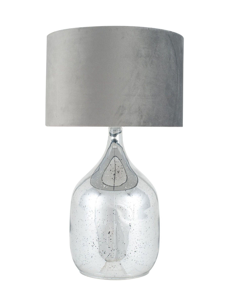 Pacific Mercurial Glass dual light table lamp, UK version
