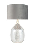 Pacific Mercurial Glass dual light table lamp, UK version