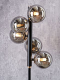 Pacific Blair smoke glass ball table lamp, UK version