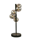 Pacific Blair smoke glass ball table lamp, UK version
