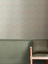 Next William Morris At Home Peony and Sage Michaelmas Daisy A4 Wallpaper Sample- Buy online at McGrocer