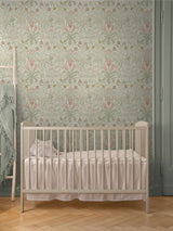 Next William Morris At Home Peony and Sage Woodland Weeds Wallpaper Sample A4- Buy online at McGrocer