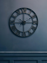 Fifty Five South Black Genova Metal Wall Clock 60cm