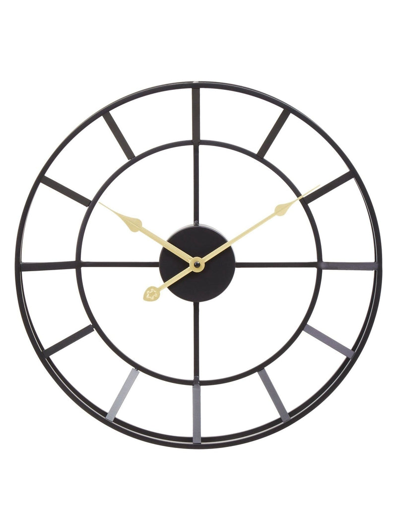 Fifty Five South Black Kent wall clock 40cm - British product