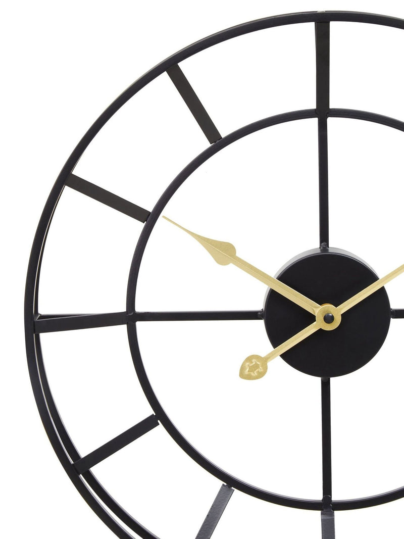 Fifty Five South Black Kent wall clock 40cm - British product