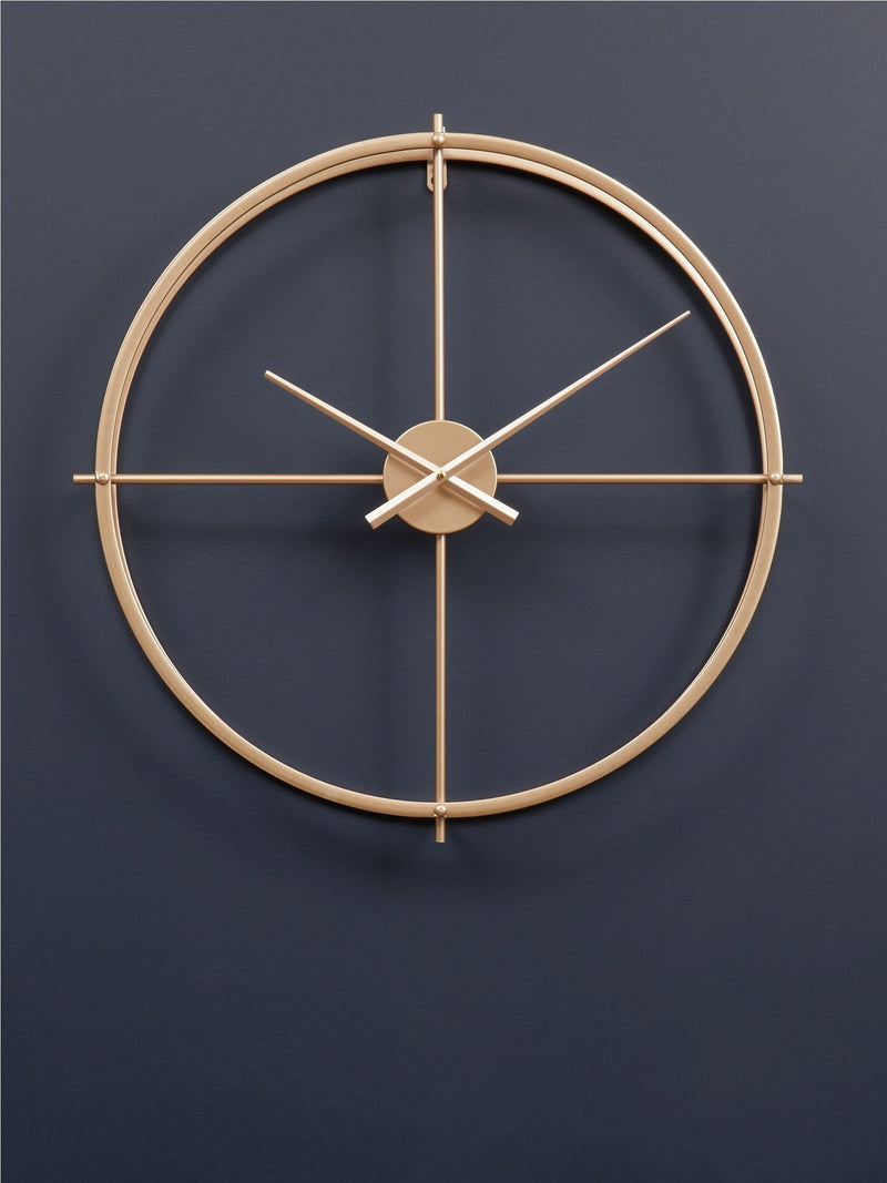 Fifty Five South gold Kent wall clock 60cm - British product