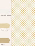 Laura Ashley Pale Ochre Yellow Wickerwork wallpaper 10m (British brand)