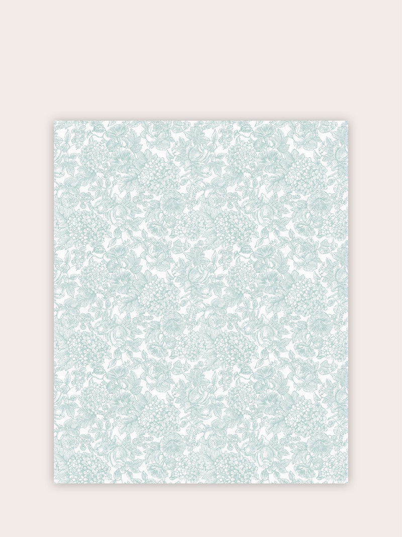 Laura Ashley Entenei-Blau Louise Tapetenmuster A4 (britische Marke)