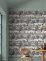 Next Laura Ashley Jade Green Hartingdon A4 Wallpaper Sample- Buy online at McGrocer